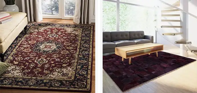 Burgundy Carpet Living Room