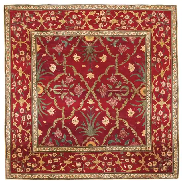 Imperial Mughal Pashmina carpet