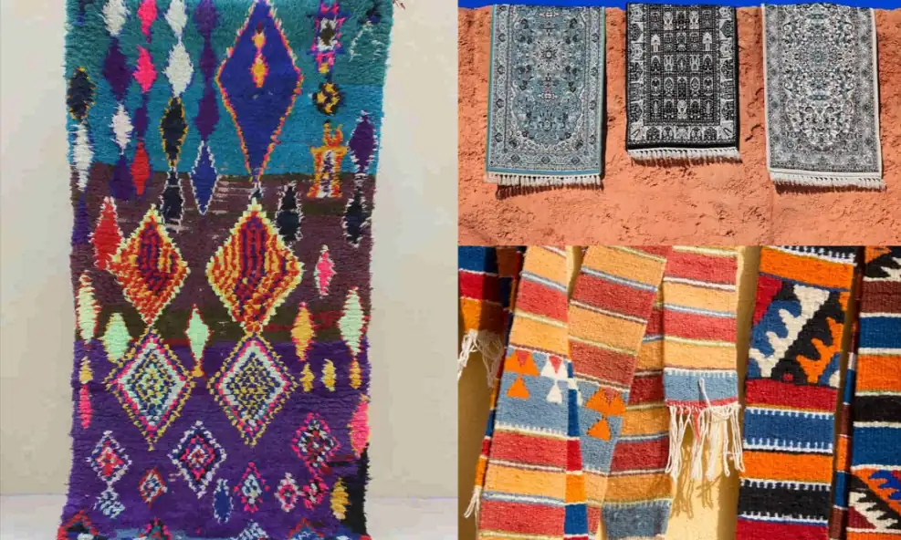 Moroccan rug types