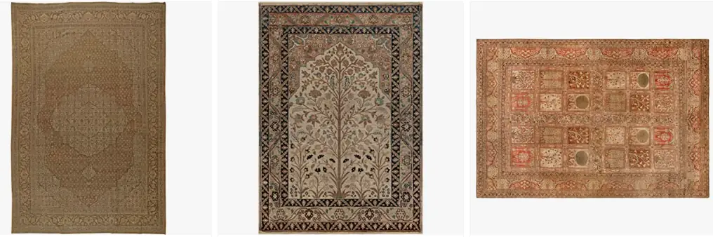 antique silk persian rug