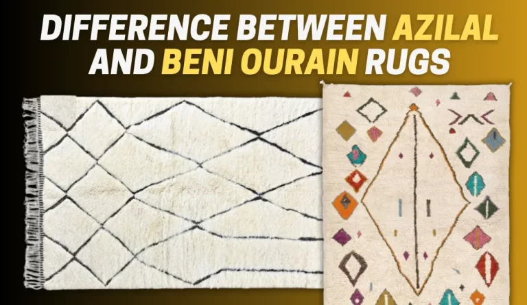 What is the Difference Between Azilal and Beni Ourain Rugs