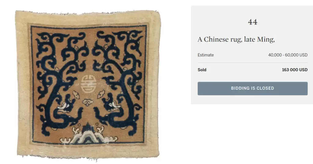 antique chinese rugs value