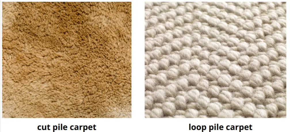 loop pile and cut pile carpet