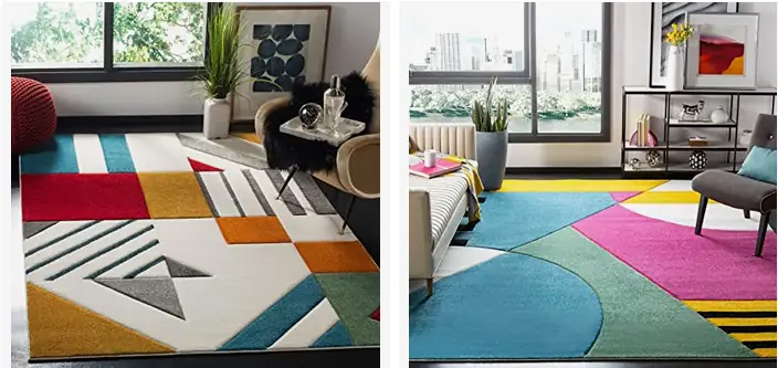 mid century modern nylon carpet
