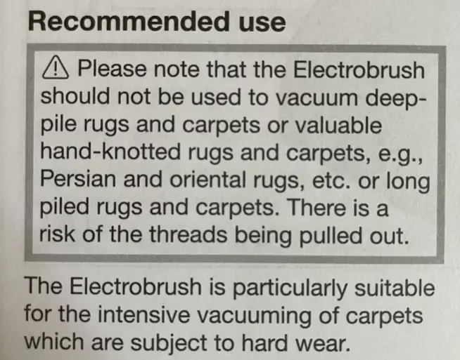 miele electrobrush manual