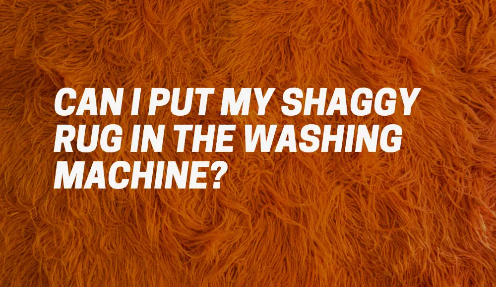 Can I Put My Shaggy Rug in The Washing Machine?