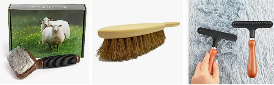 Wool rug Brush