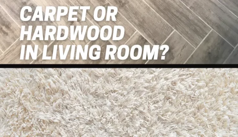 carpet or hardwood in living room