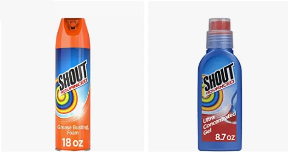 shout oil stain remover