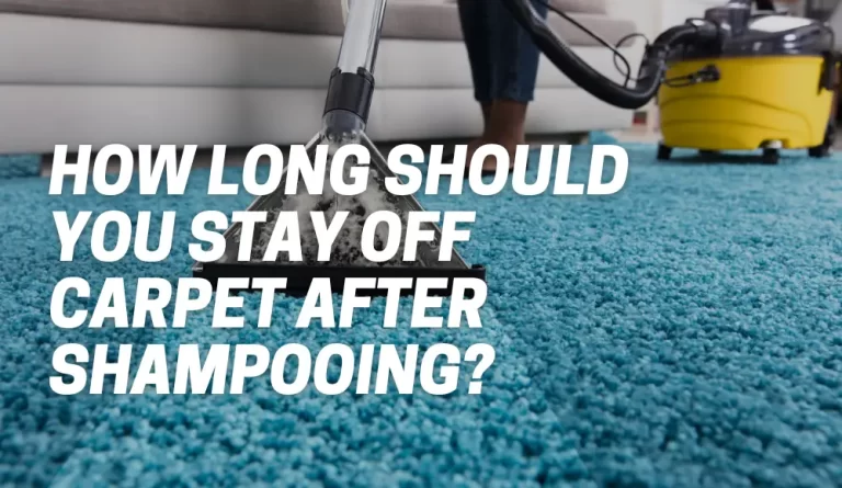 How Long Should You Stay Off Carpet After Shampooing