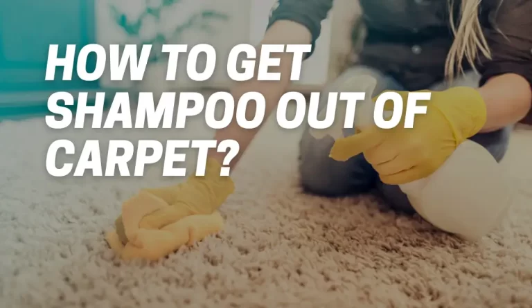 how to get shampoo out of carpet