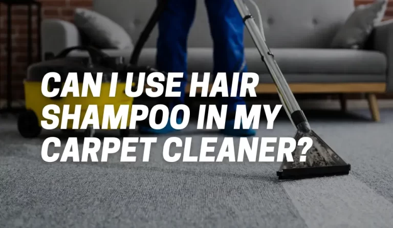 can you use any soap in a carpet shampooer