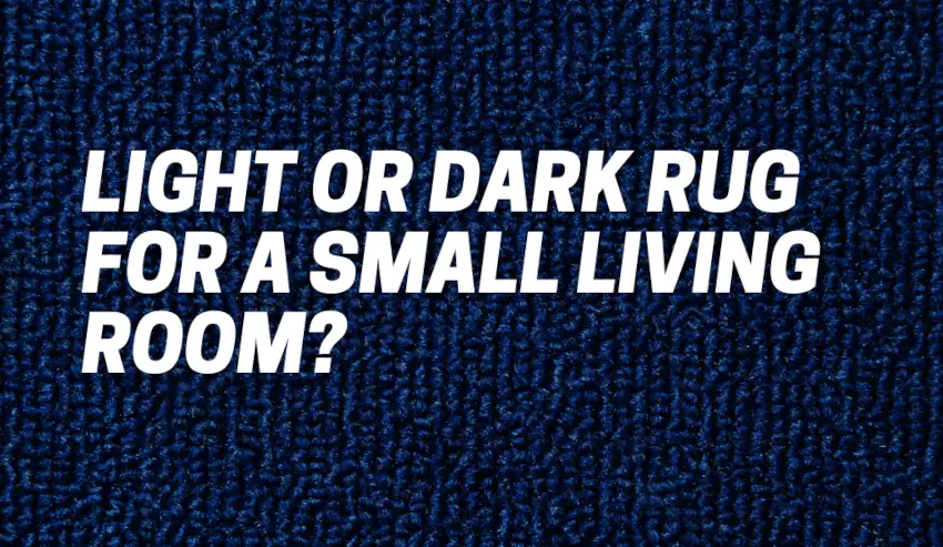 Should I Get A Light Or Dark Rug For A Small Living Room?