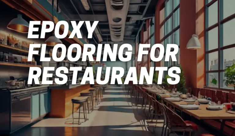 Epoxy Flooring for Restaurants