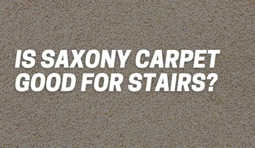 Is Saxony Carpet Good For Stairs?