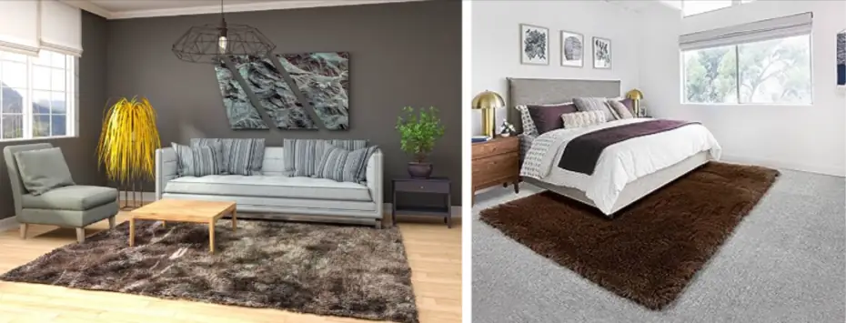 brown carpet grey furniture