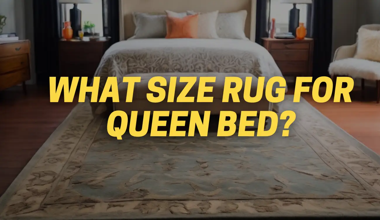 what size rug for queen bed